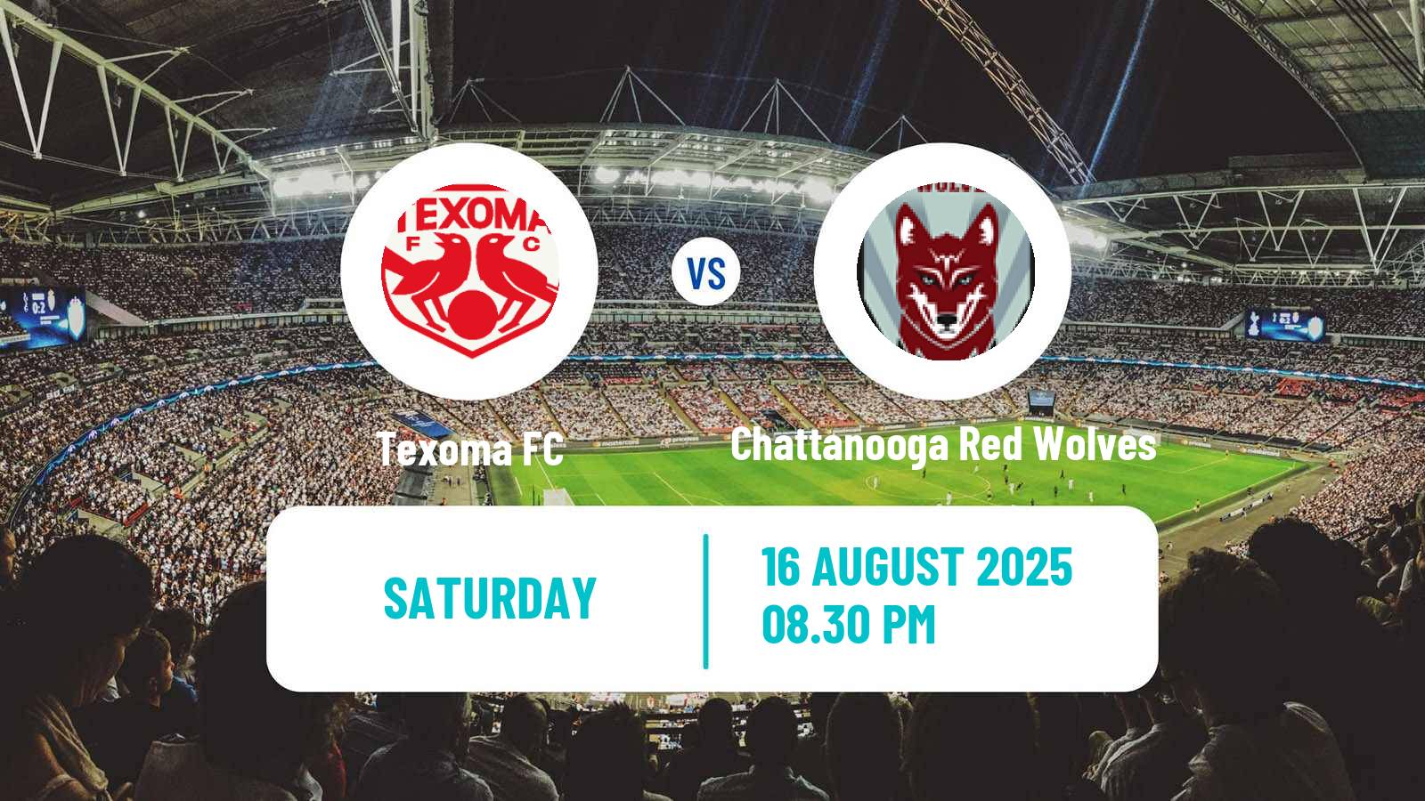 Soccer USL League One Texoma - Chattanooga Red Wolves