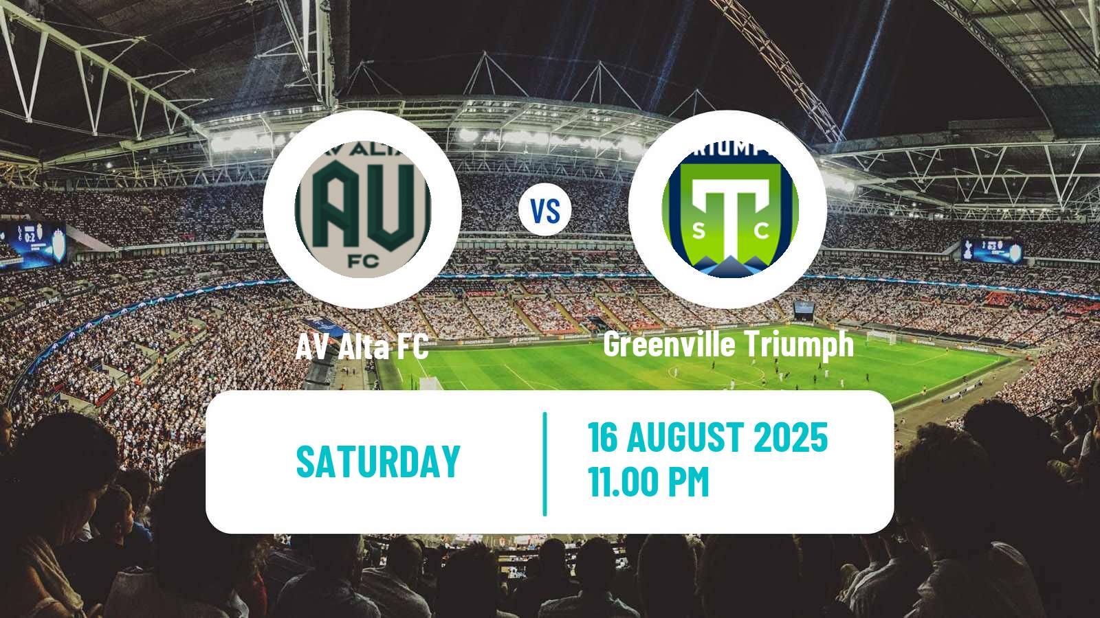 Soccer USL League One AV Alta - Greenville Triumph