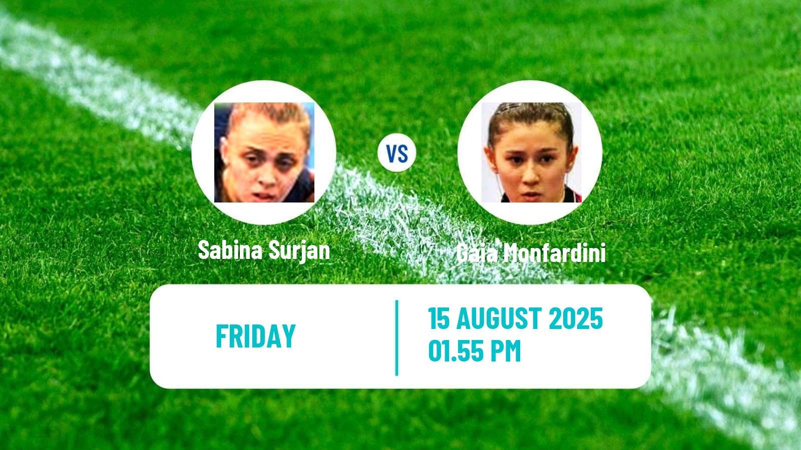 Table tennis Europe Smash Sweden Women Sabina Surjan - Gaia Monfardini