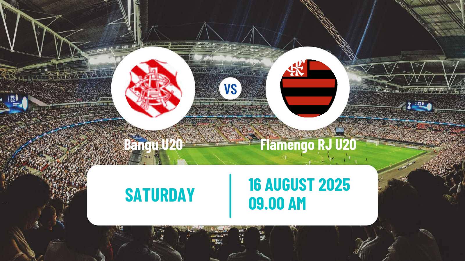 Soccer Brazilian Carioca U20 Bangu U20 - Flamengo RJ U20