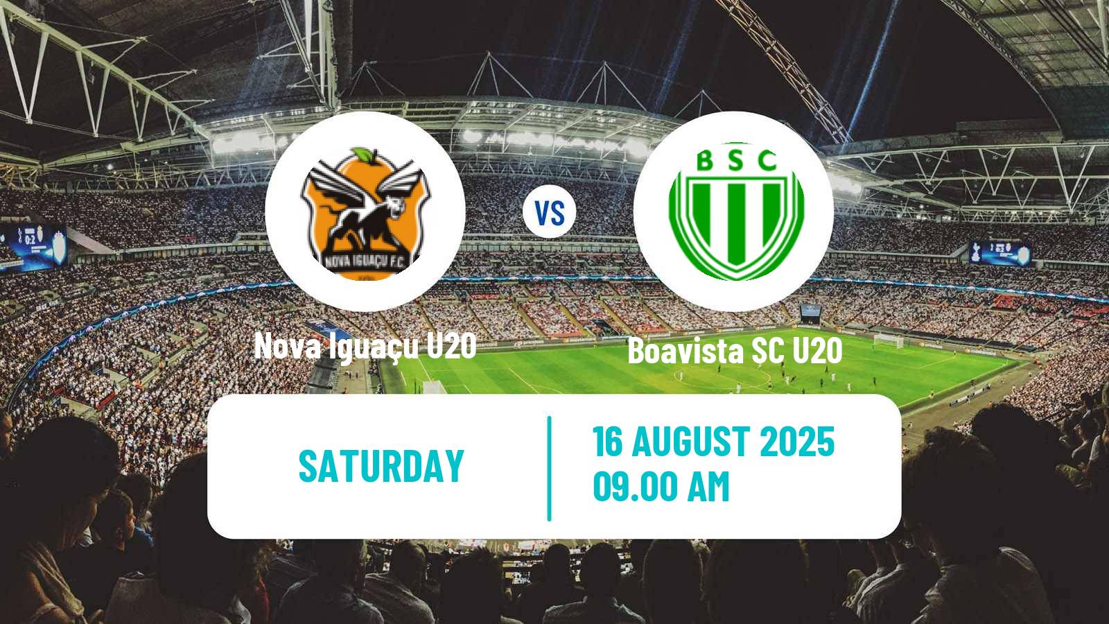 Soccer Brazilian Carioca U20 Nova Iguaçu U20 - Boavista SC U20