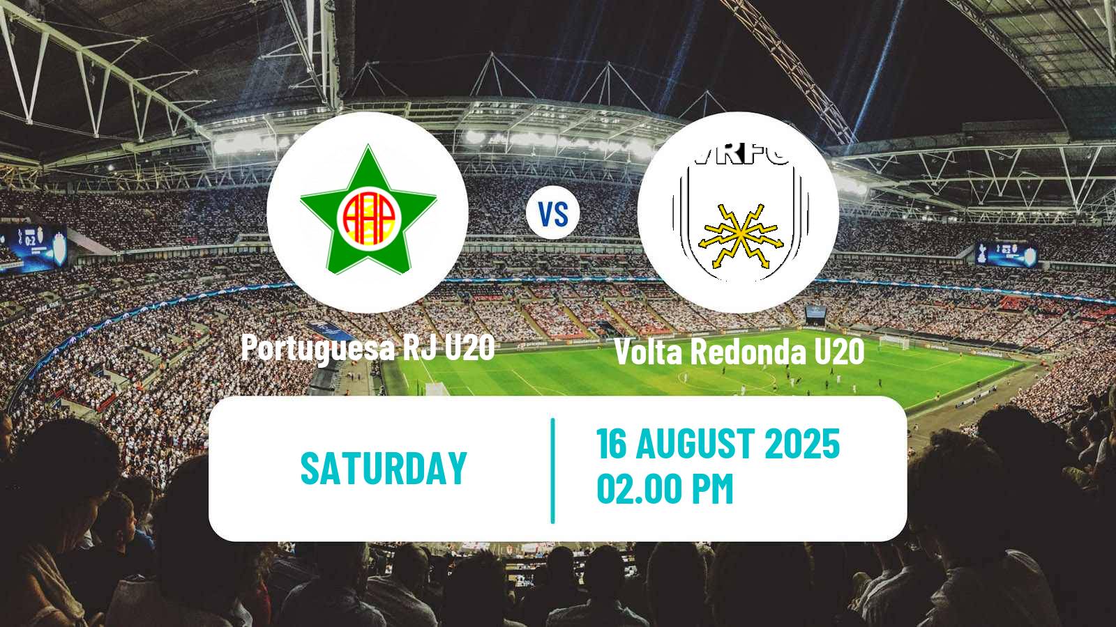 Soccer Brazilian Carioca U20 Portuguesa RJ U20 - Volta Redonda U20
