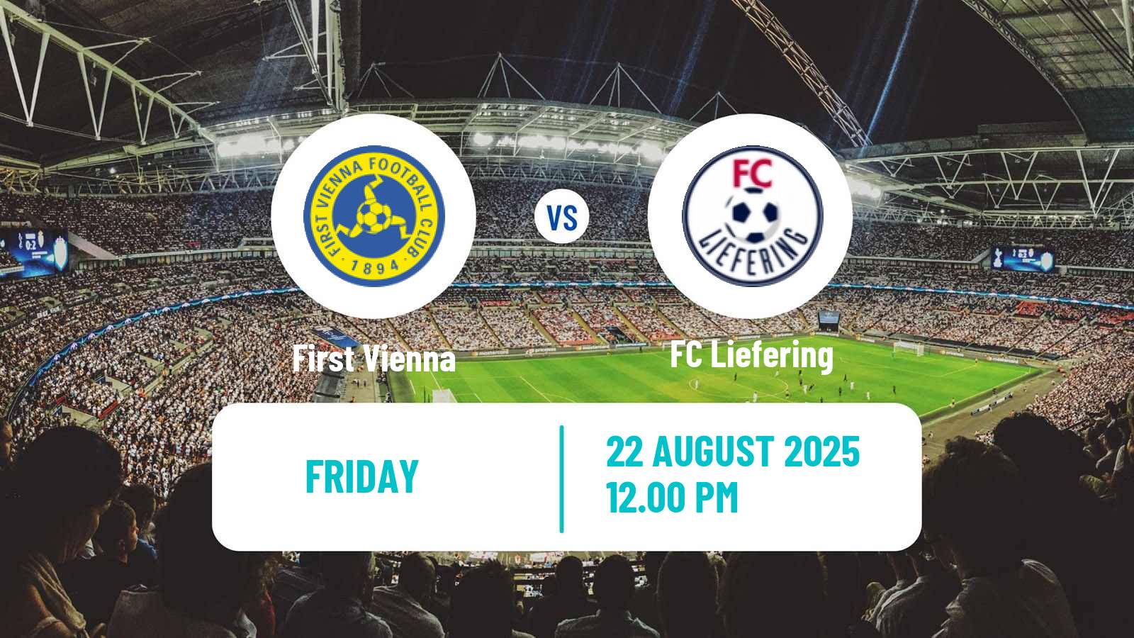 Soccer Austrian 2 Liga First Vienna - Liefering