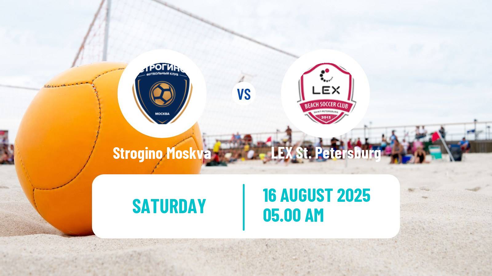 Beach soccer Superliga Strogino Moskva - LEX St. Petersburg