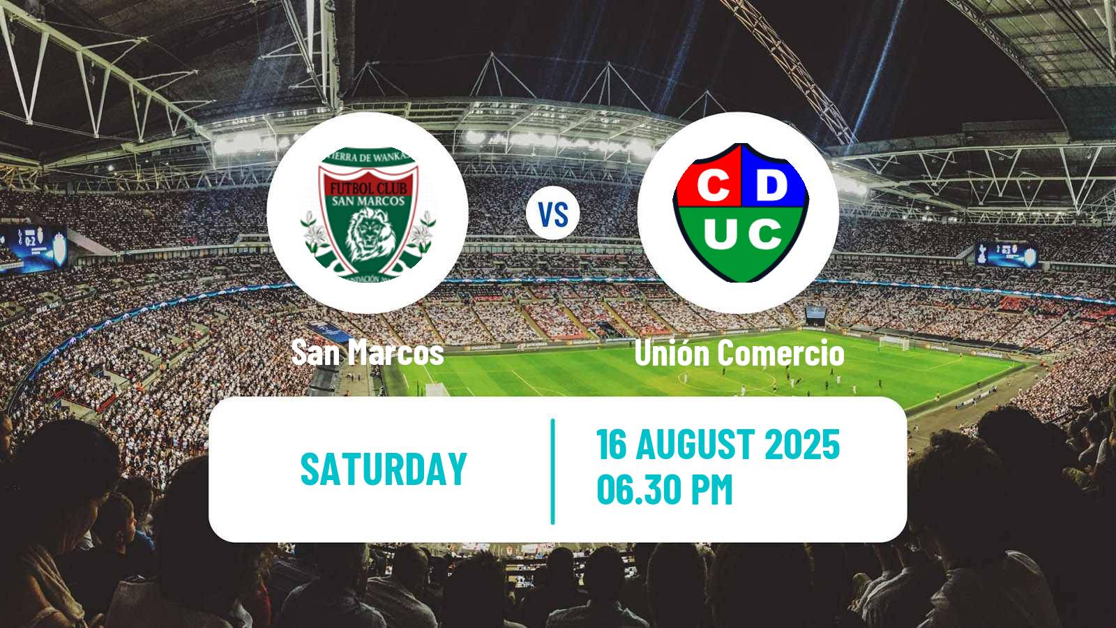 Soccer Peruvian Liga 2 San Marcos - Unión Comercio