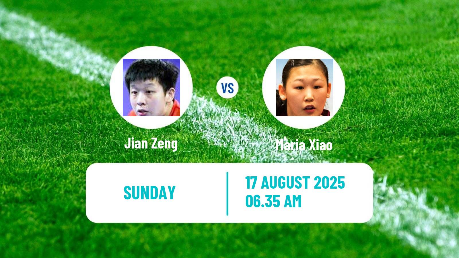 Table tennis Europe Smash Sweden Women Jian Zeng - Maria Xiao
