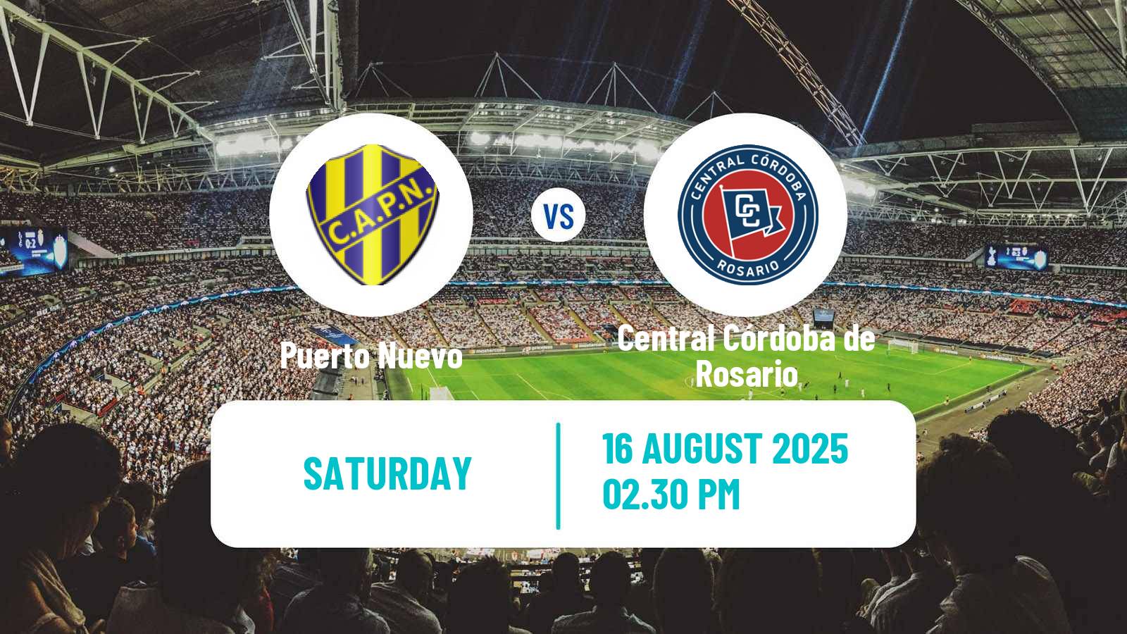 Soccer Argentinian Primera C Puerto Nuevo - Central Córdoba de Rosario