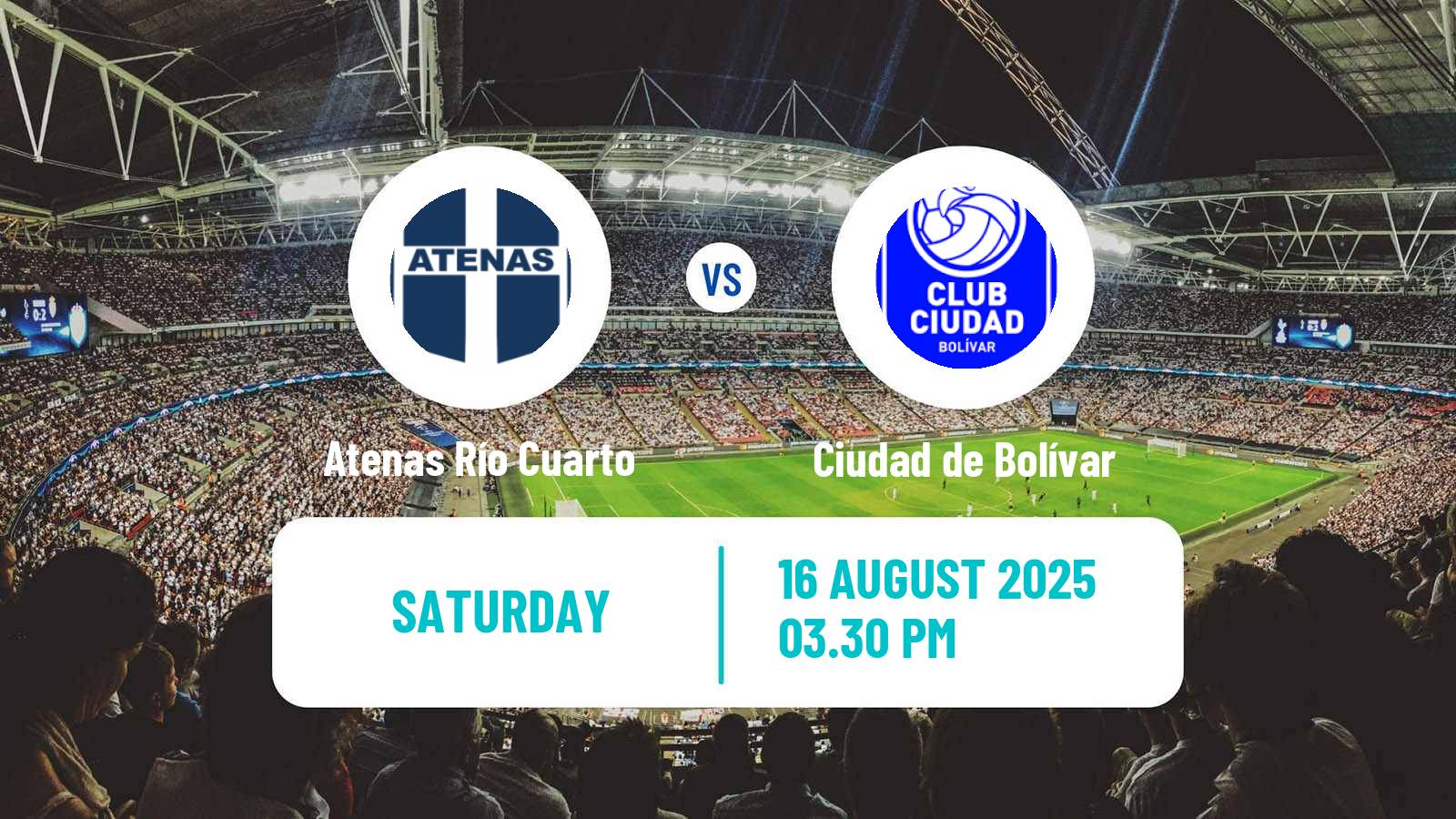 Soccer Argentinian Torneo Federal Atenas Río Cuarto - Ciudad de Bolívar