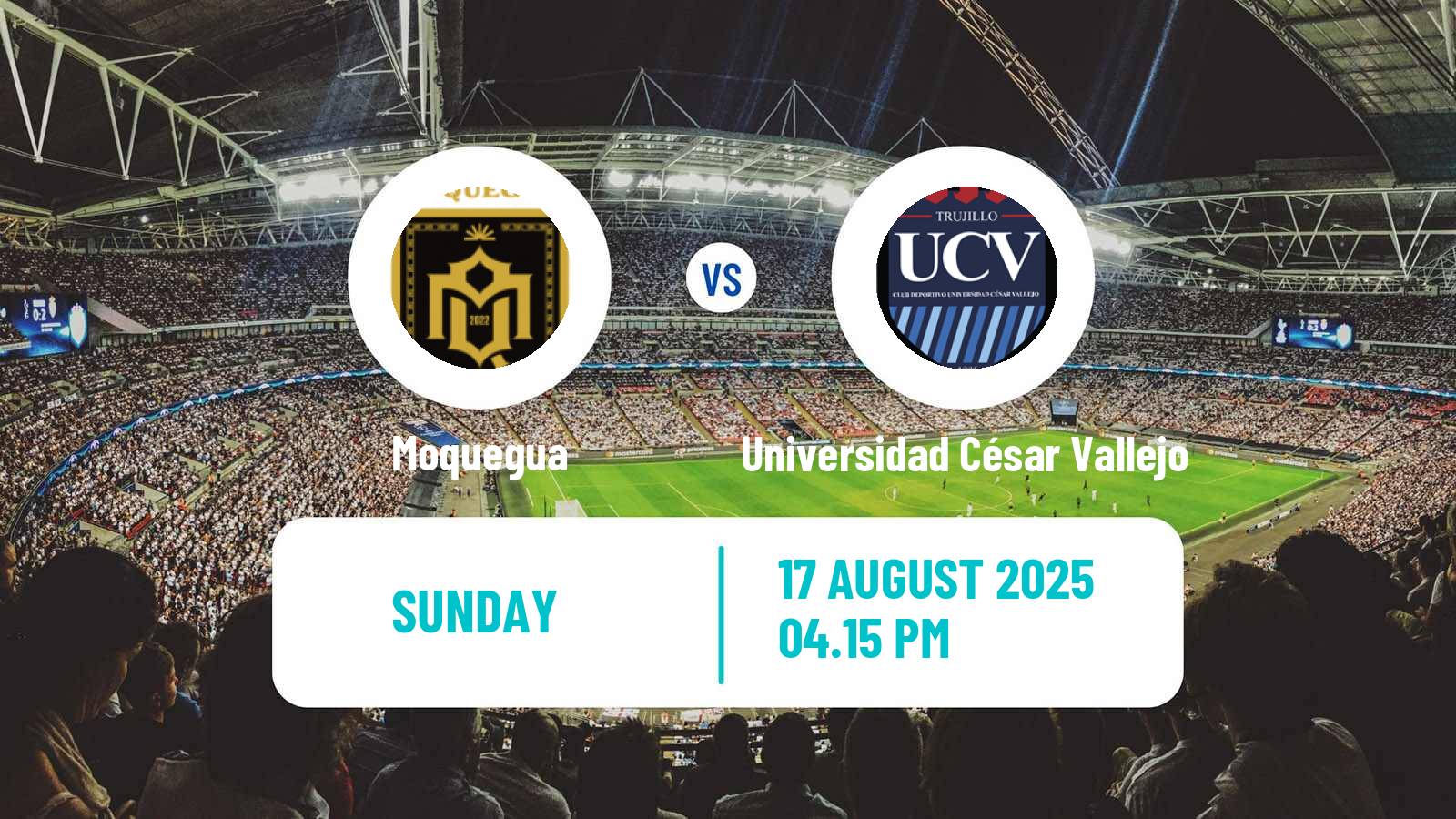 Soccer Peruvian Liga 2 Moquegua - Universidad César Vallejo