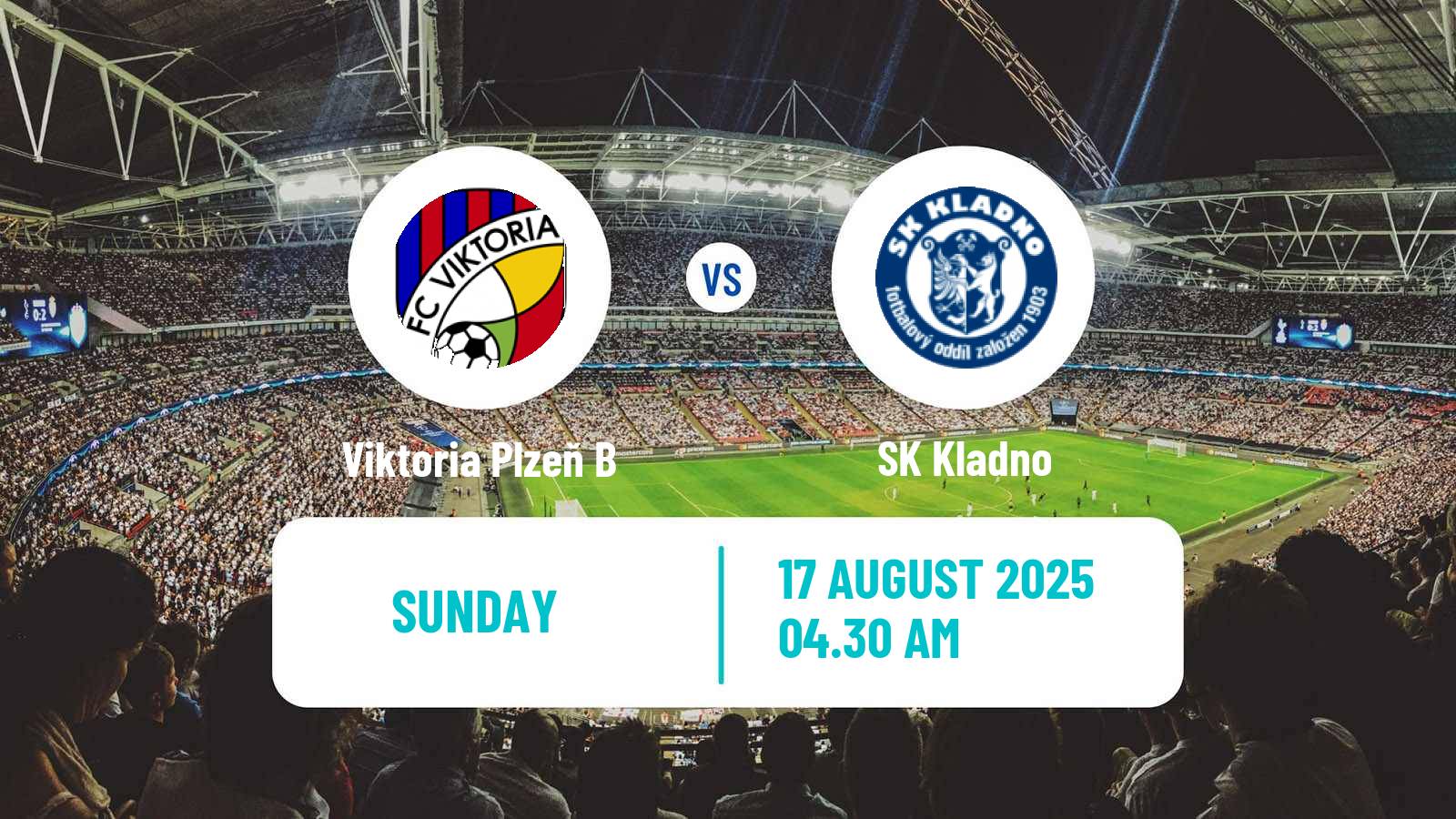 Soccer Czech CFL Group A Viktoria Plzeň B - Kladno