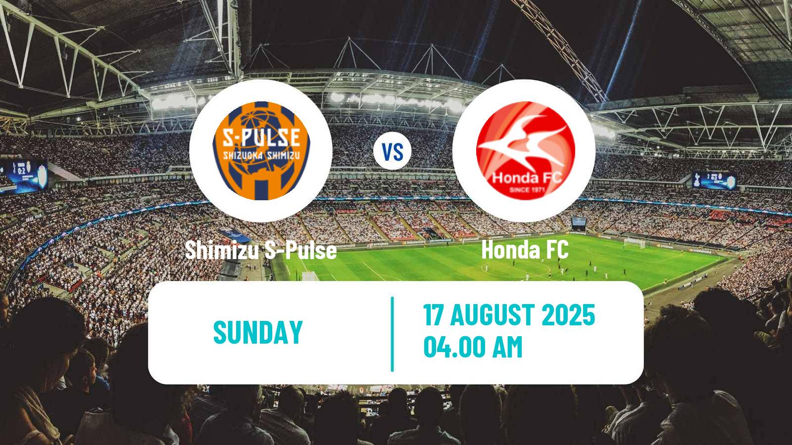 Soccer Club Friendly Shimizu S-Pulse - Honda FC