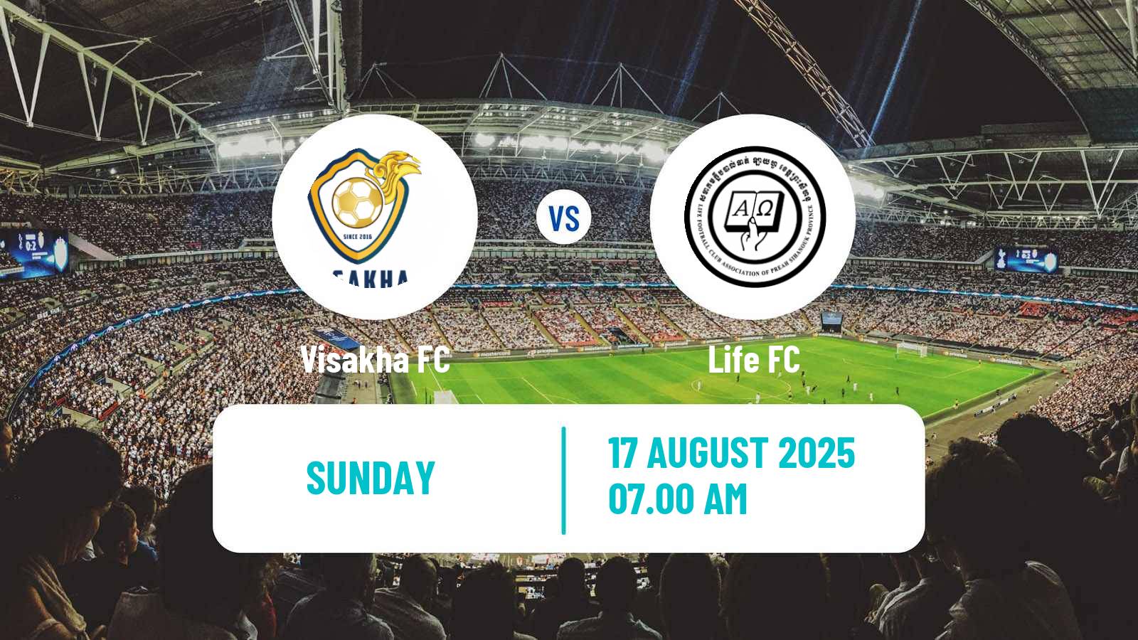 Soccer Cambodian CPL Visakha - Life FC
