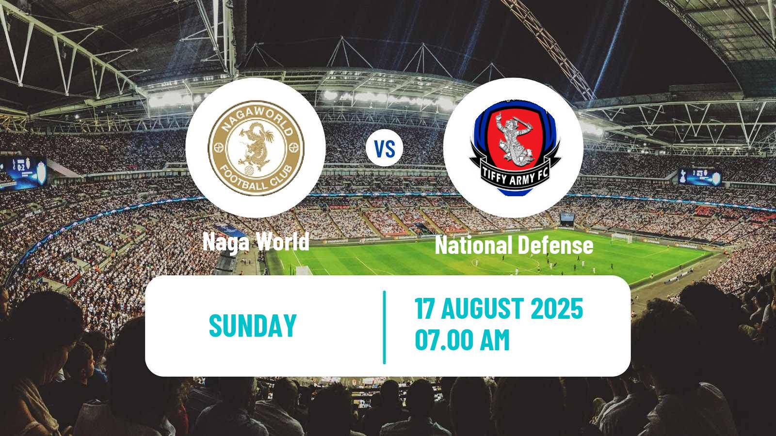 Soccer Cambodian CPL Naga World - National Defense