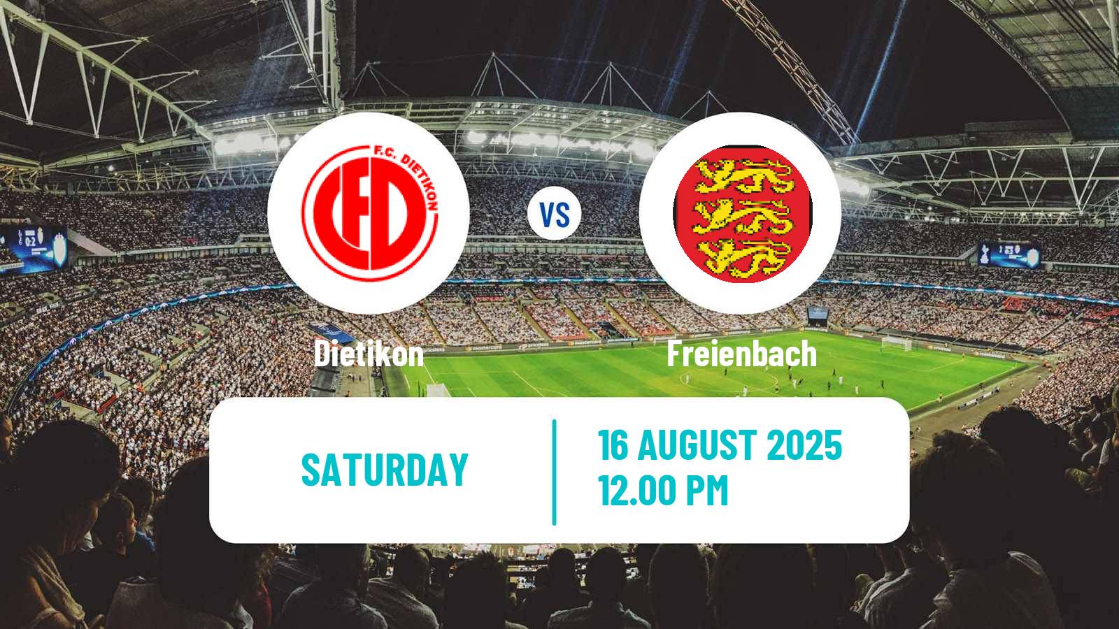 Soccer Swiss 1 Liga Classic Group 3 Dietikon - Freienbach
