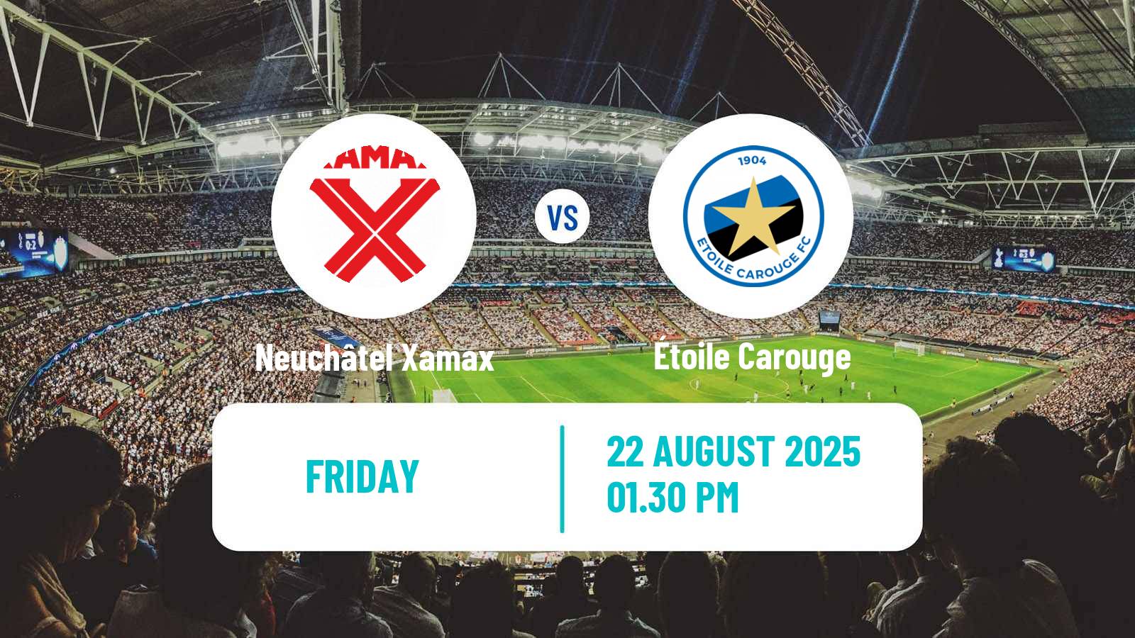 Soccer Swiss Challenge League Neuchâtel Xamax - Étoile Carouge
