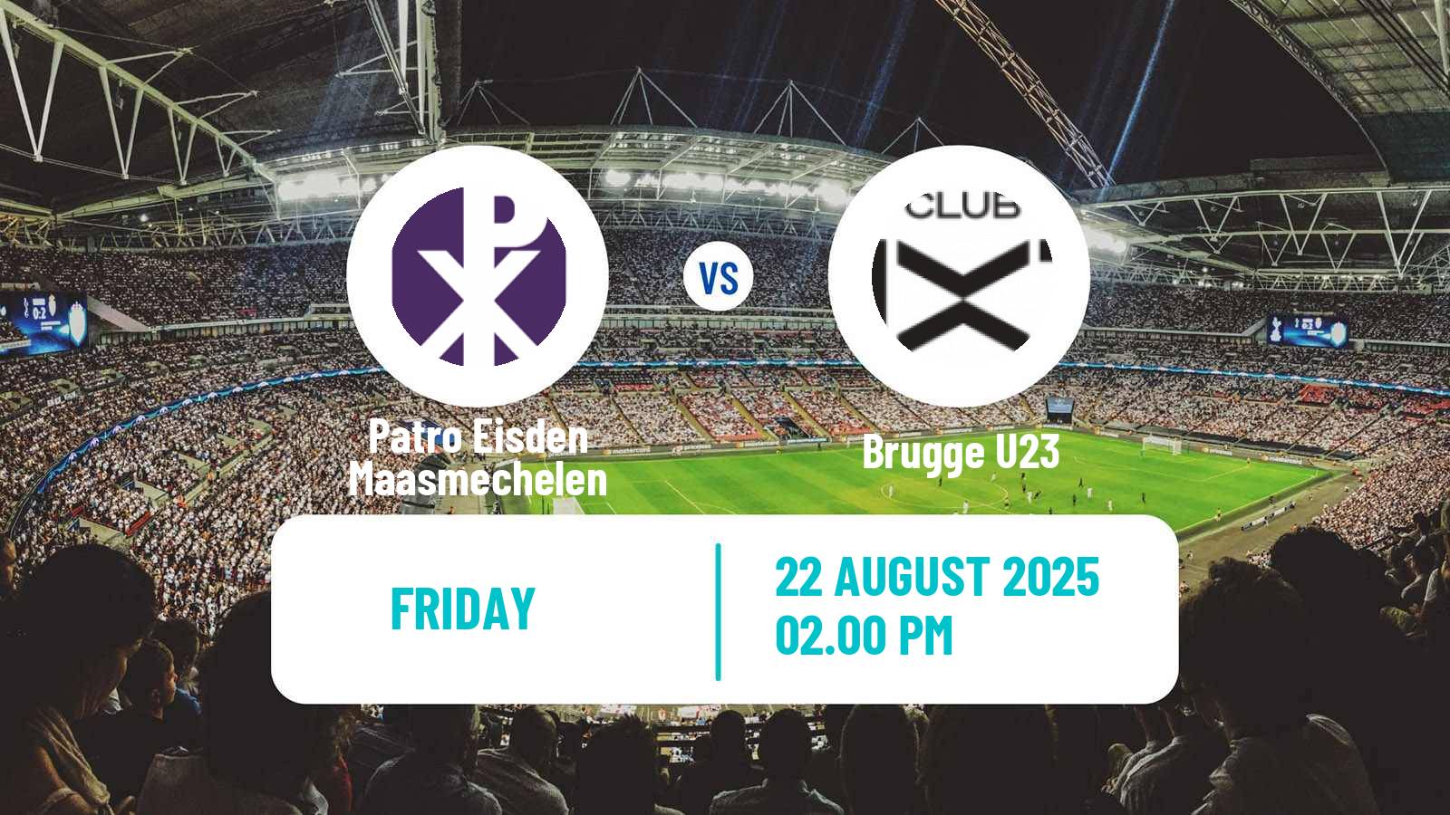 Soccer Belgian Сhallenger Pro League Patro Eisden Maasmechelen - Brugge U23