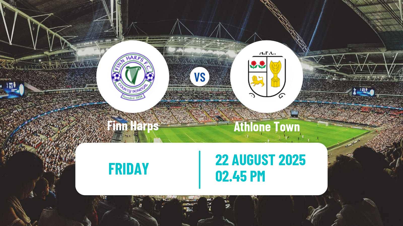 Soccer Irish Division 1 Finn Harps - Athlone Town