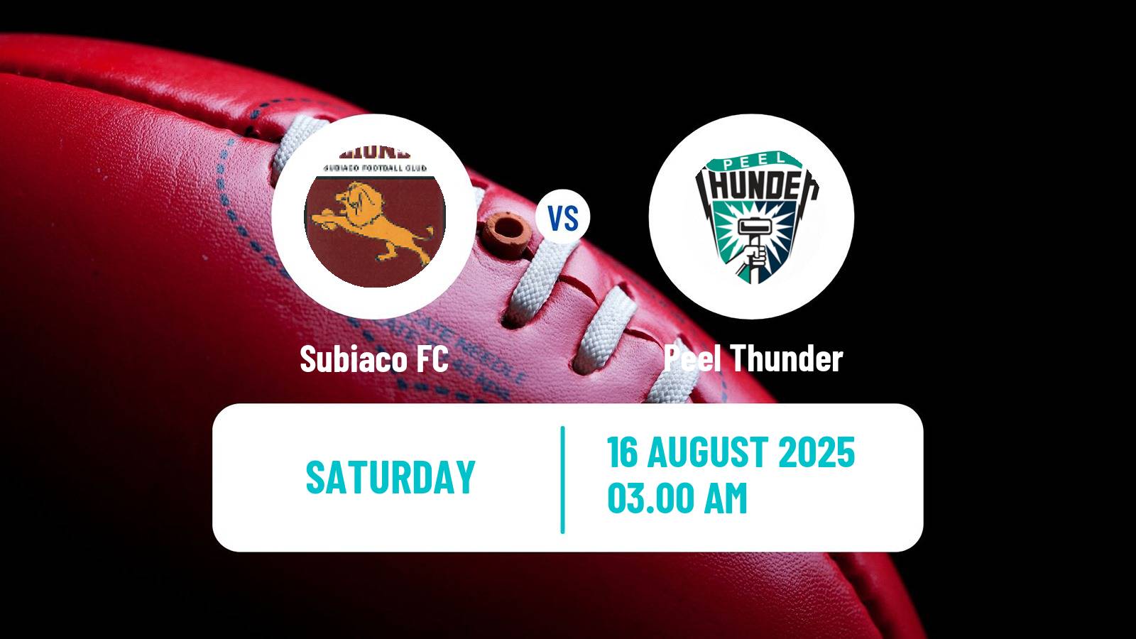 Aussie rules WAFL Subiaco - Peel Thunder