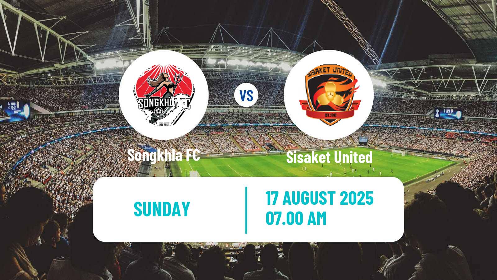 Soccer Thai League 2 Songkhla - Sisaket United