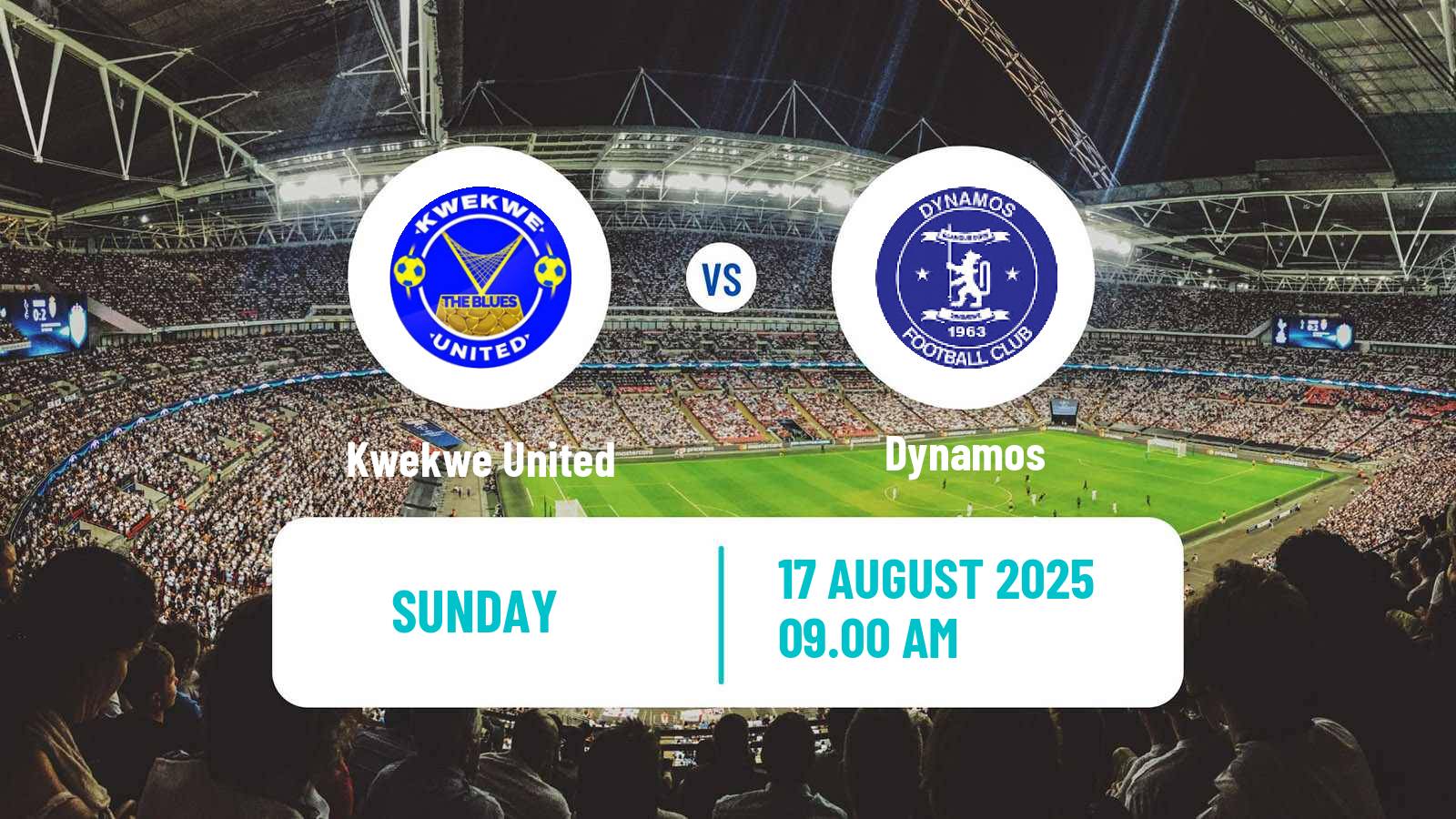 Soccer Zimbabwe Premier League Kwekwe United - Dynamos