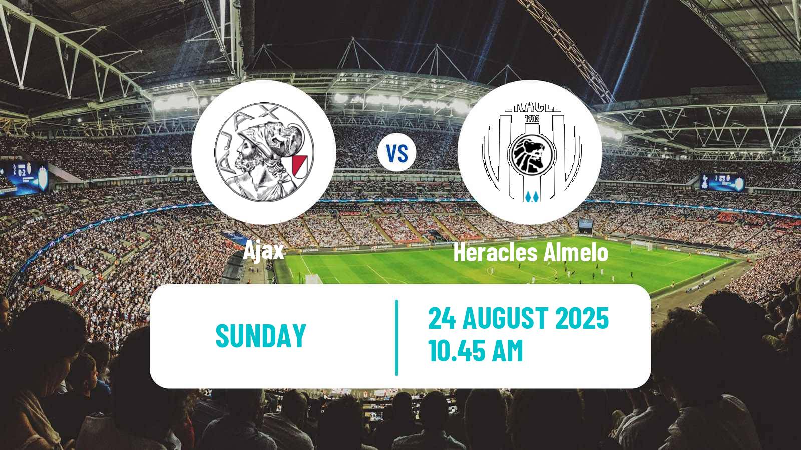 Soccer Dutch Eredivisie Ajax - Heracles Almelo