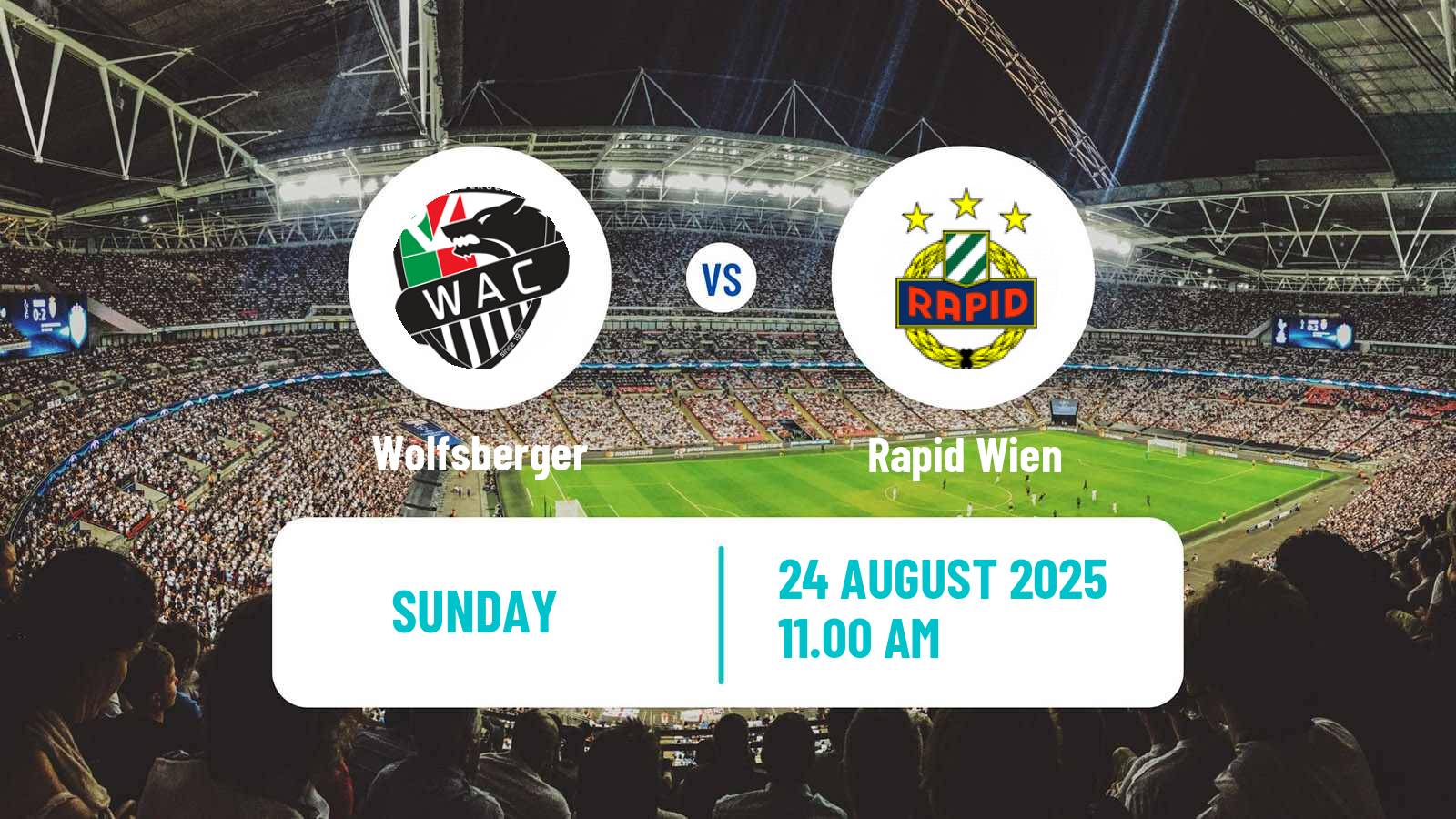 Soccer Austrian Bundesliga Wolfsberger - Rapid Wien
