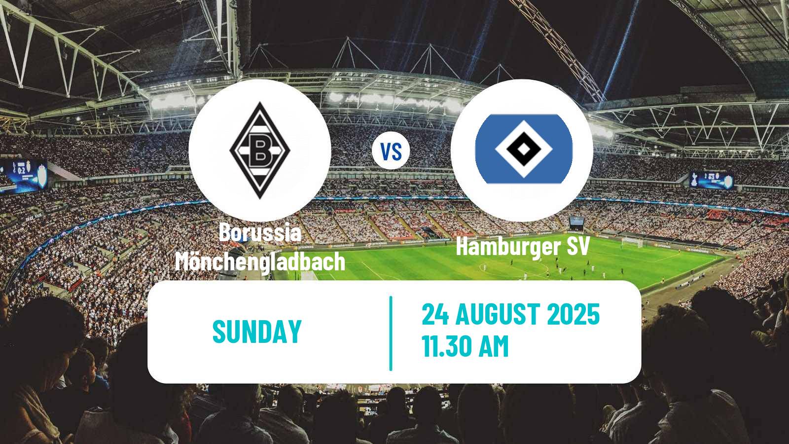 Soccer German Bundesliga Borussia Mönchengladbach - Hamburger SV