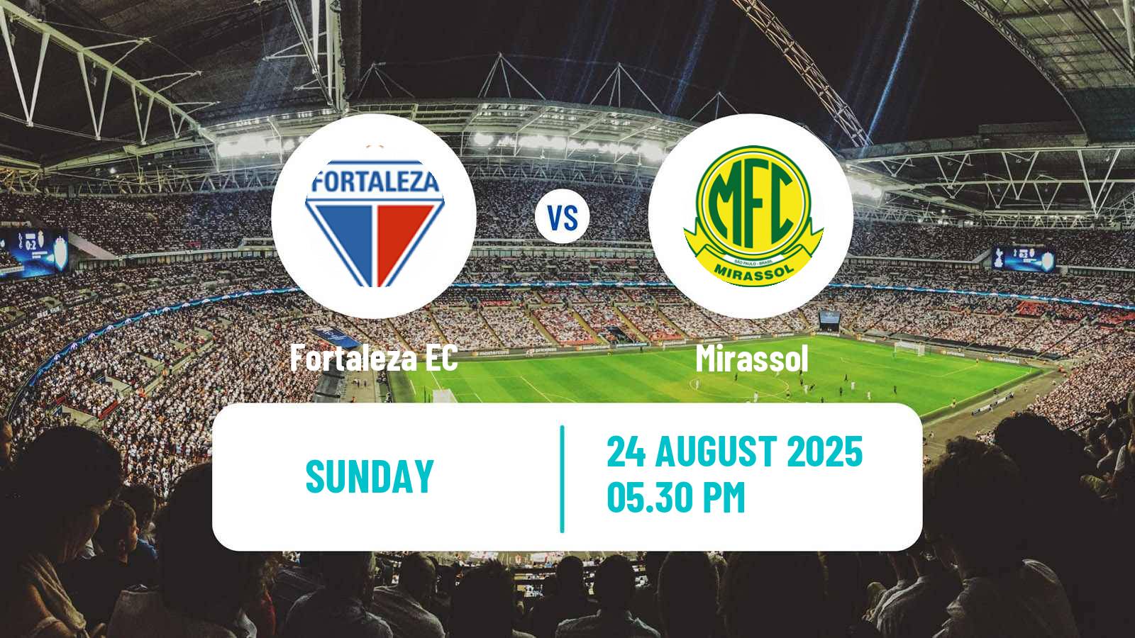 Soccer Brazilian Serie A Fortaleza - Mirassol