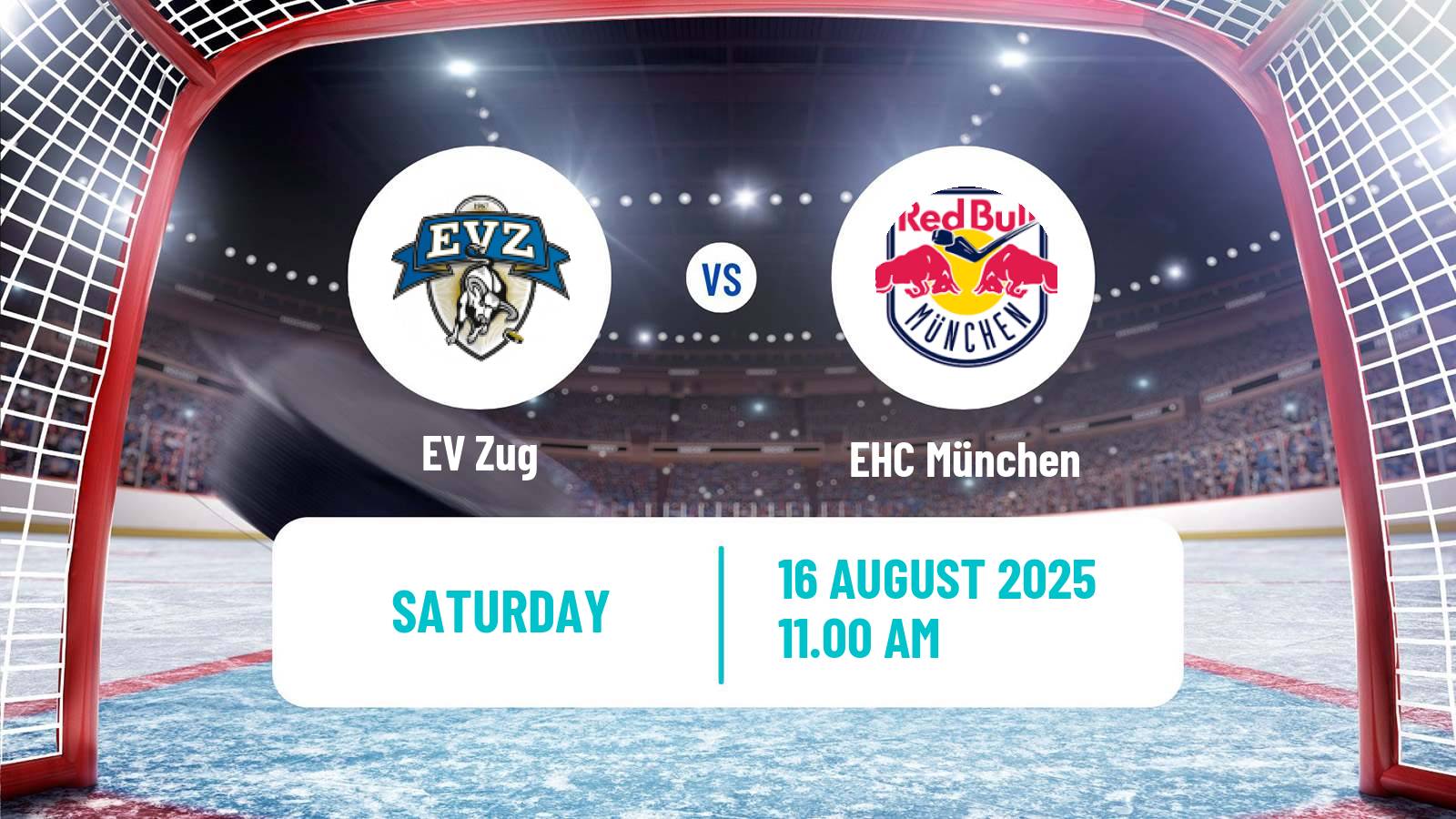Hockey Club Friendly Ice Hockey EV Zug - EHC München