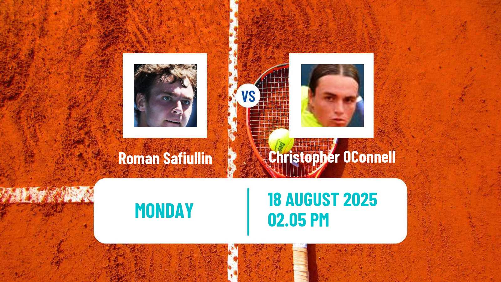 Tennis ATP Winston-Salem Roman Safiullin - Christopher OConnell