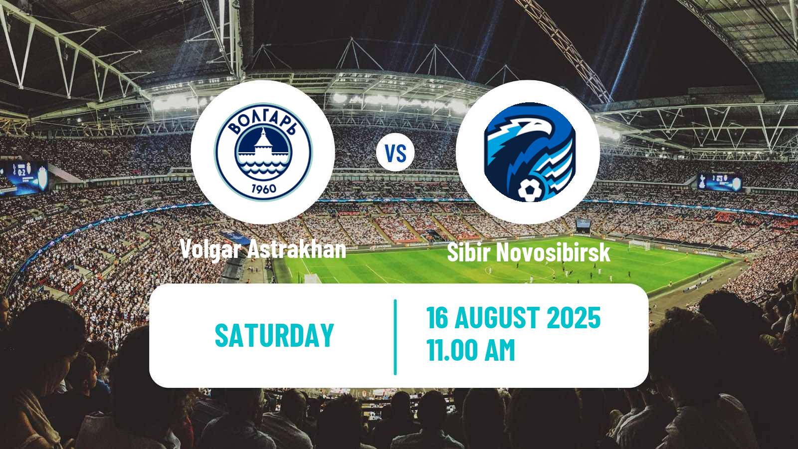 Soccer Russian FNL 2 Division A Gold Volgar Astrakhan - Sibir Novosibirsk
