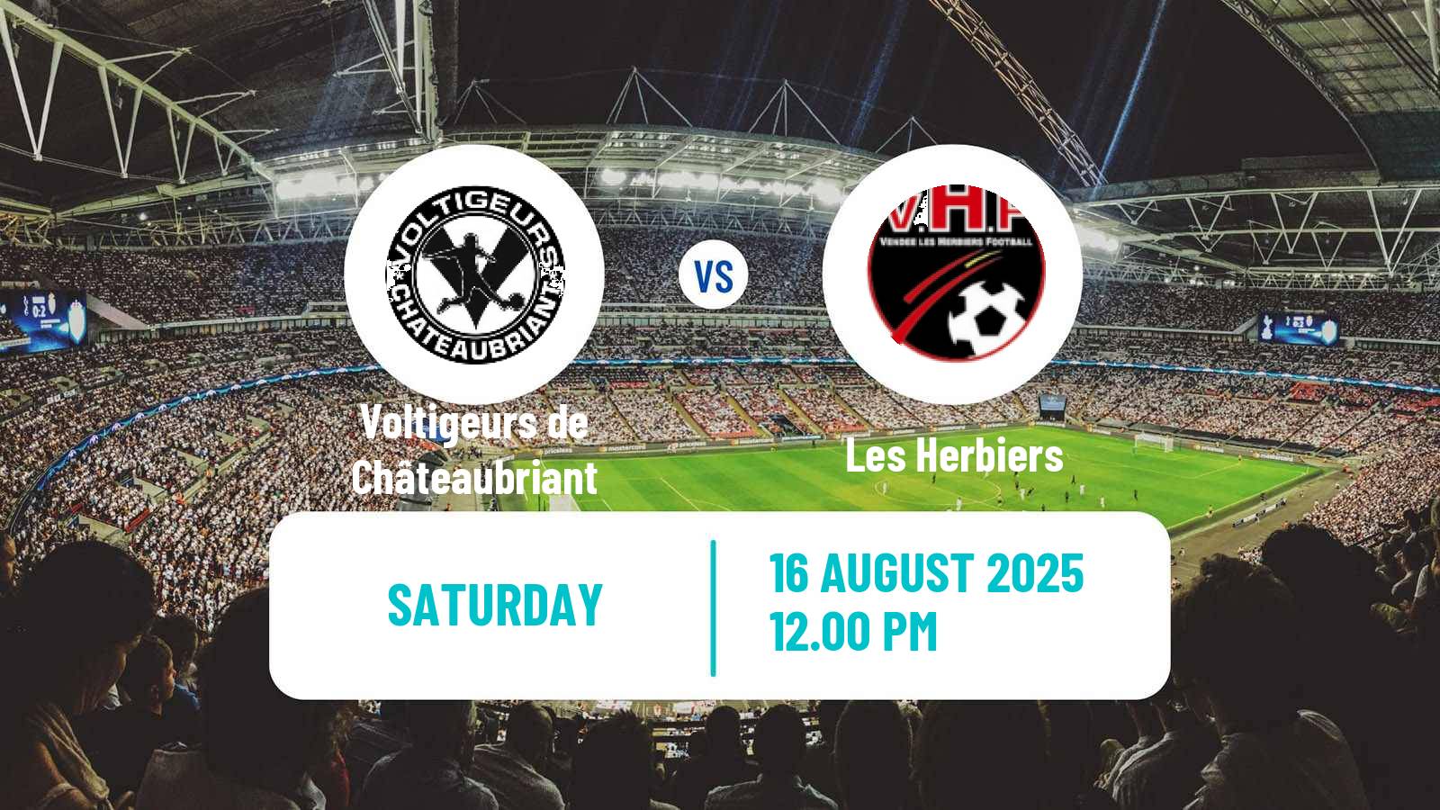Soccer French National 2 - Group A Voltigeurs de Châteaubriant - Les Herbiers