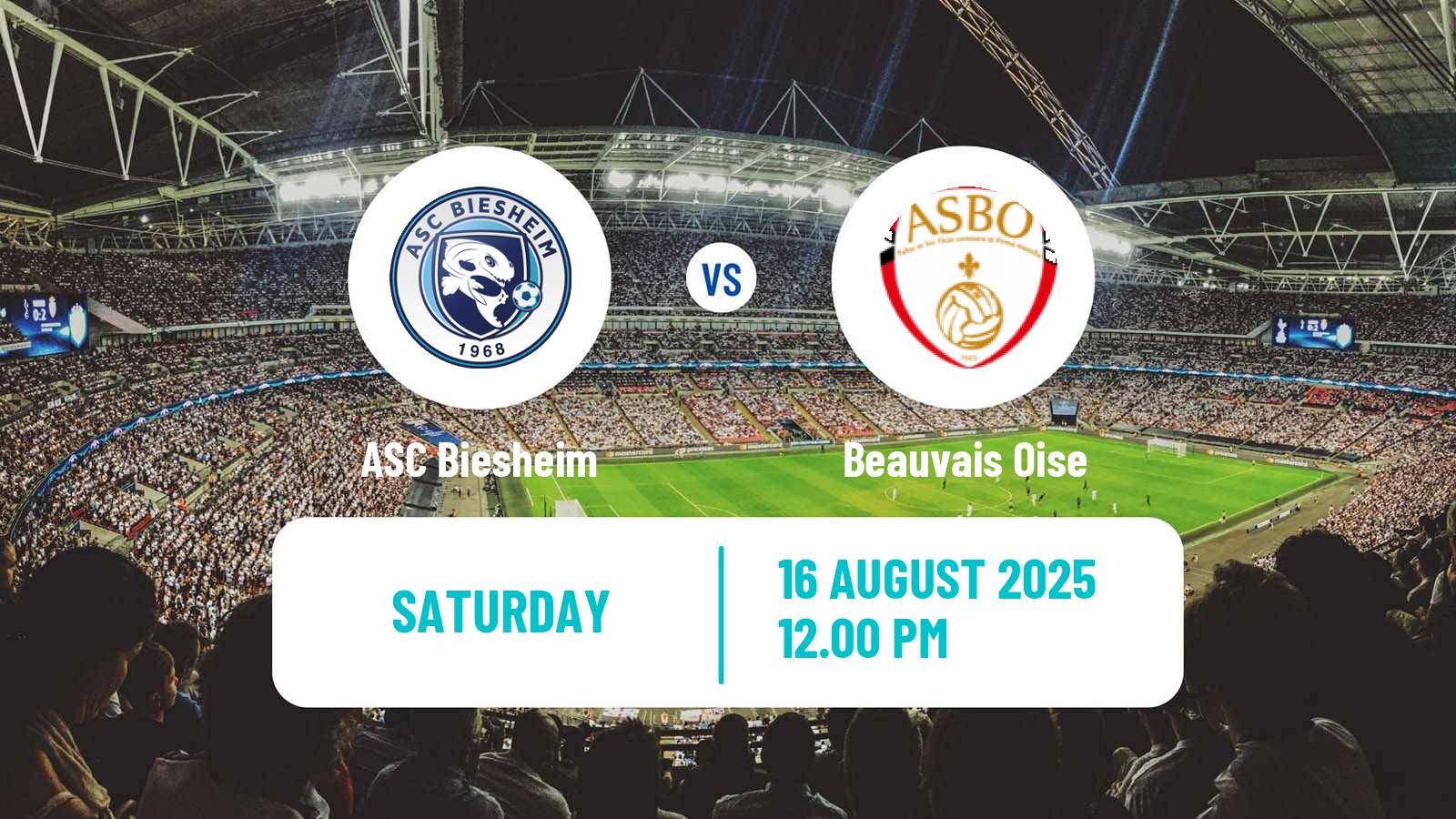 Soccer French National 2 - Group B Biesheim - Beauvais Oise