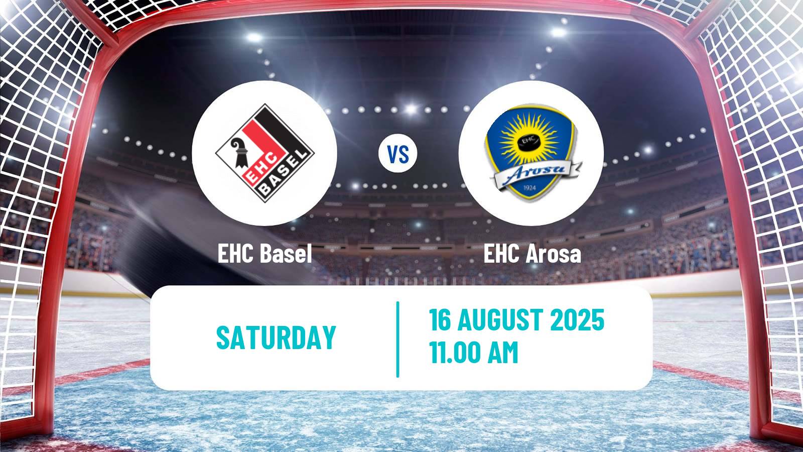 Hockey Club Friendly Ice Hockey EHC Basel - Arosa