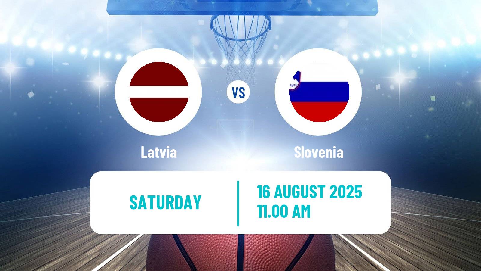 Basketball Friendly International Basketball Latvia - Slovenia