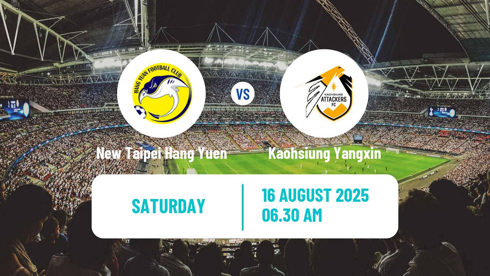 Soccer Taiwan Football League Women New Taipei Hang Yuen - Kaohsiung Yangxin
