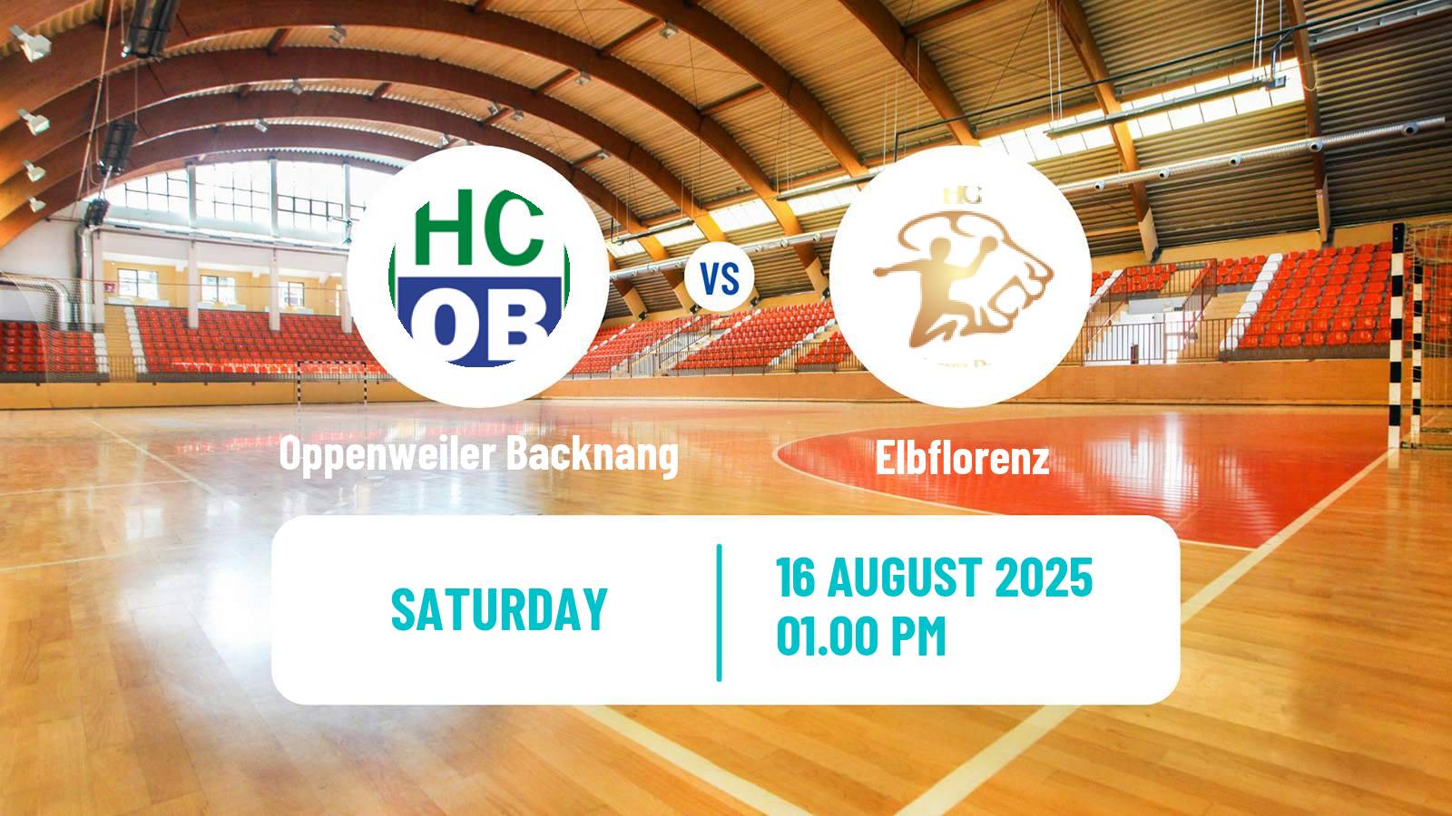 Handball German DHB Pokal Oppenweiler Backnang - Elbflorenz