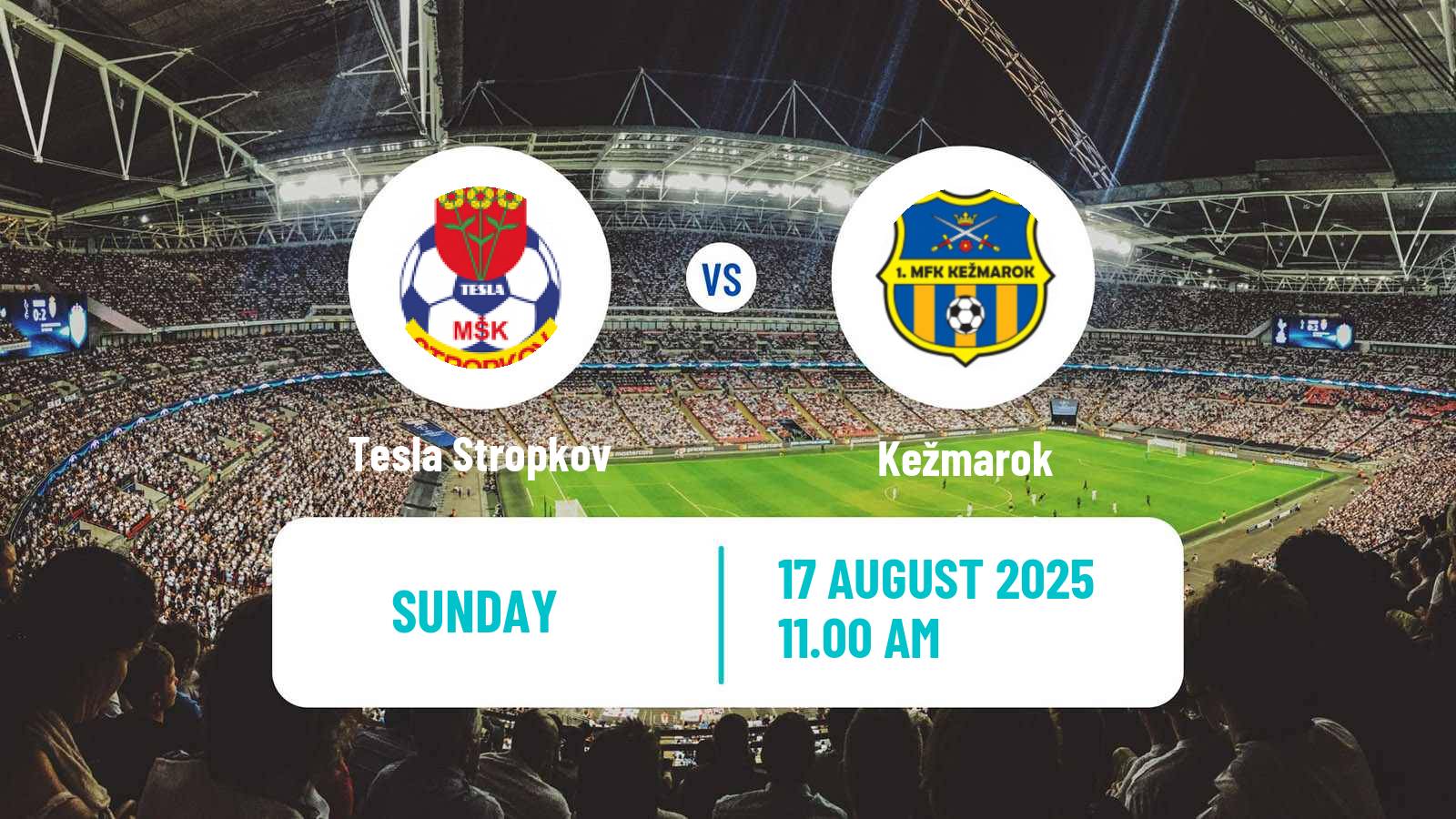 Soccer Slovak 3 Liga East Tesla Stropkov - Kežmarok
