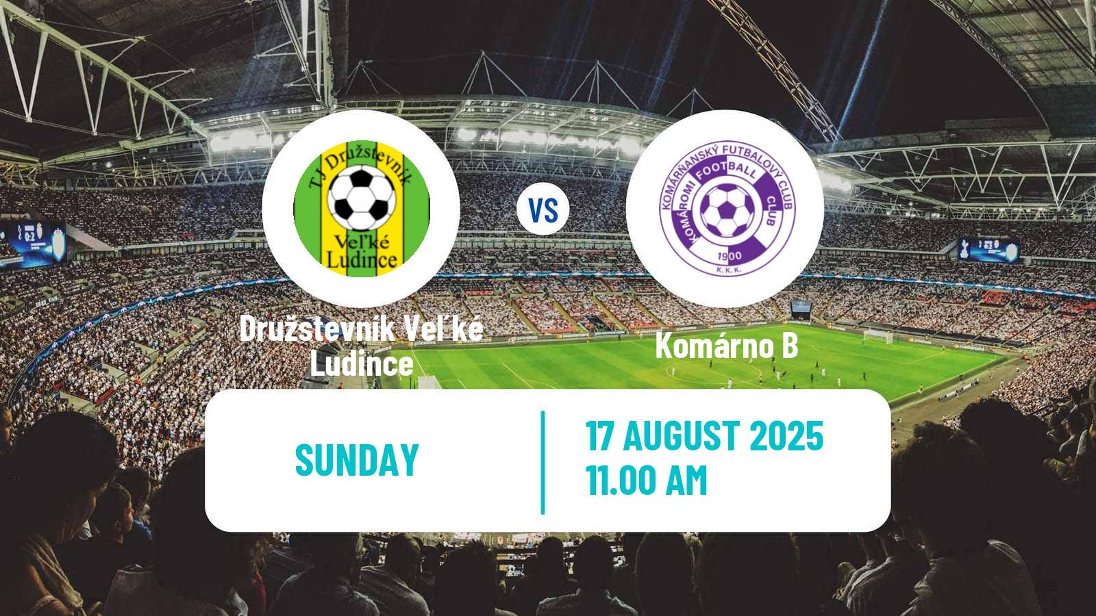 Soccer Slovak 3 Liga West Družstevník Veľké Ludince - Komárno B