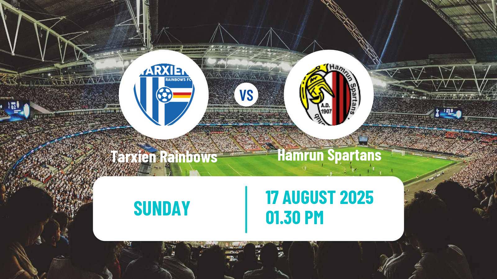Soccer Maltese Premier League Tarxien Rainbows - Hamrun Spartans