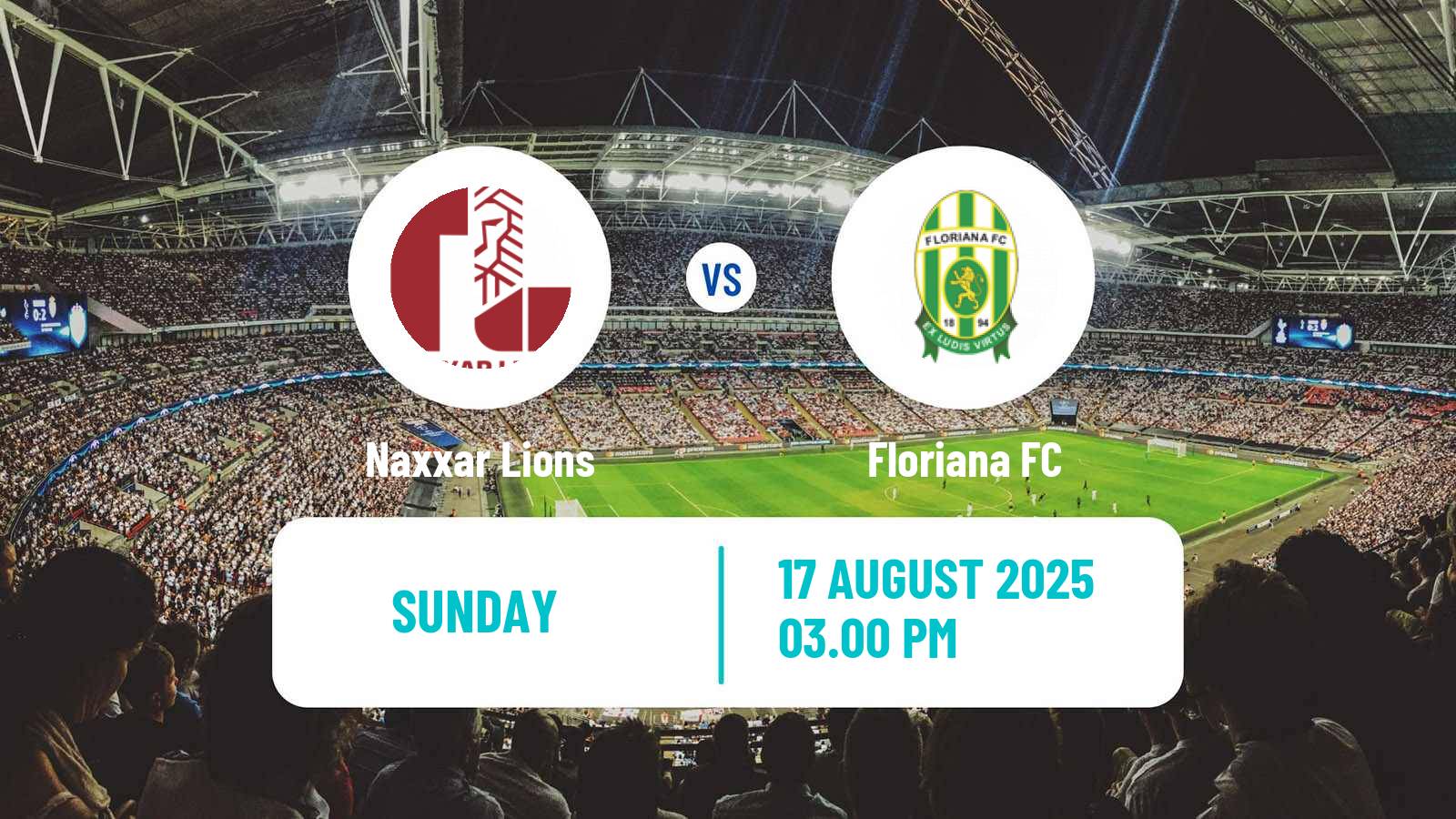 Soccer Maltese Premier League Naxxar Lions - Floriana
