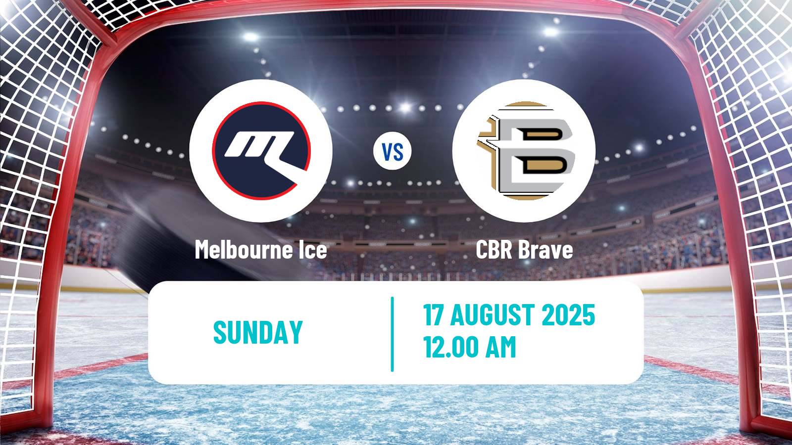 Hockey Australian Ice Hockey League Melbourne Ice - CBR Brave