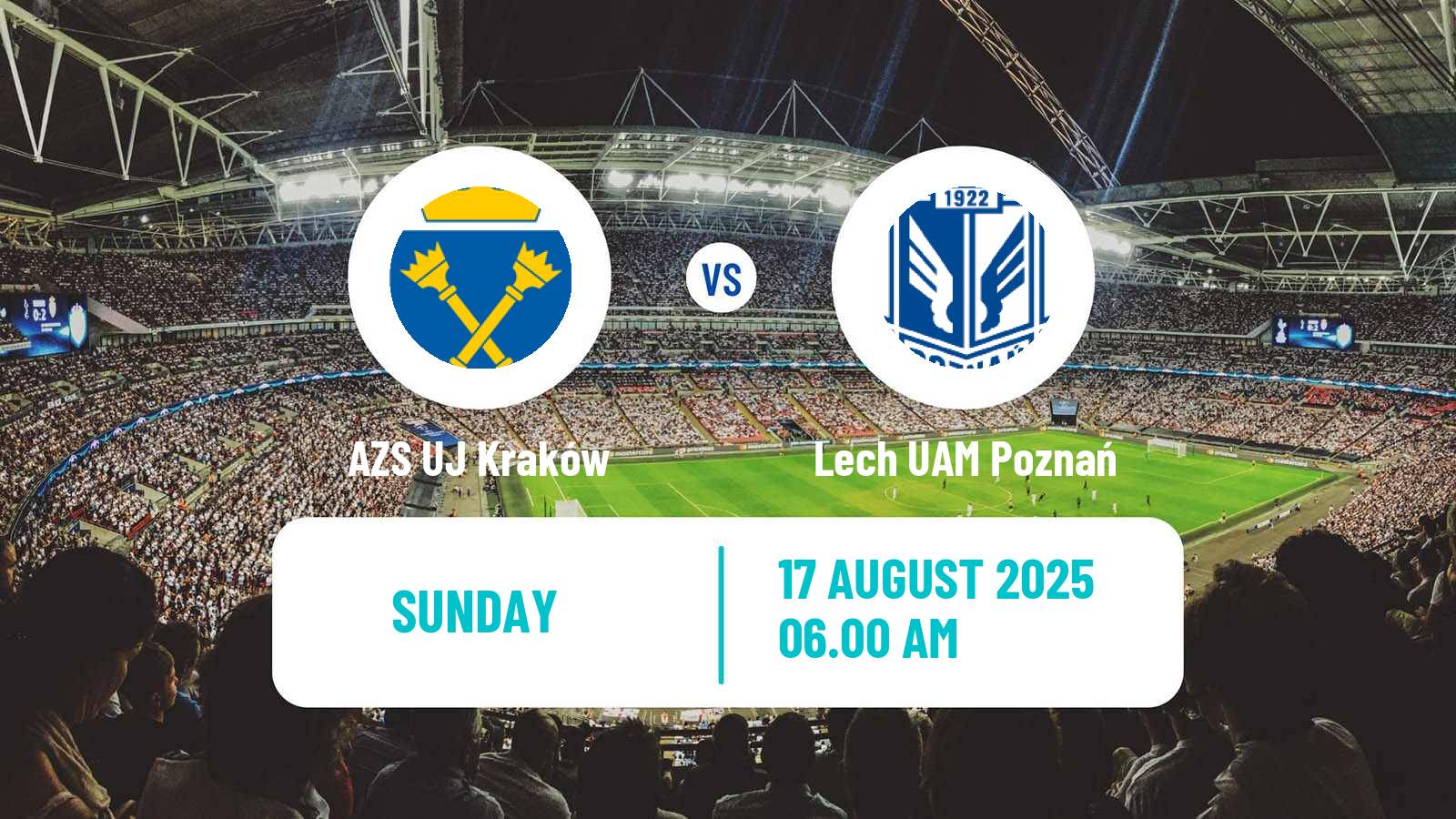 Soccer Polish Ekstraliga Women AZS UJ Kraków - Lech UAM Poznań