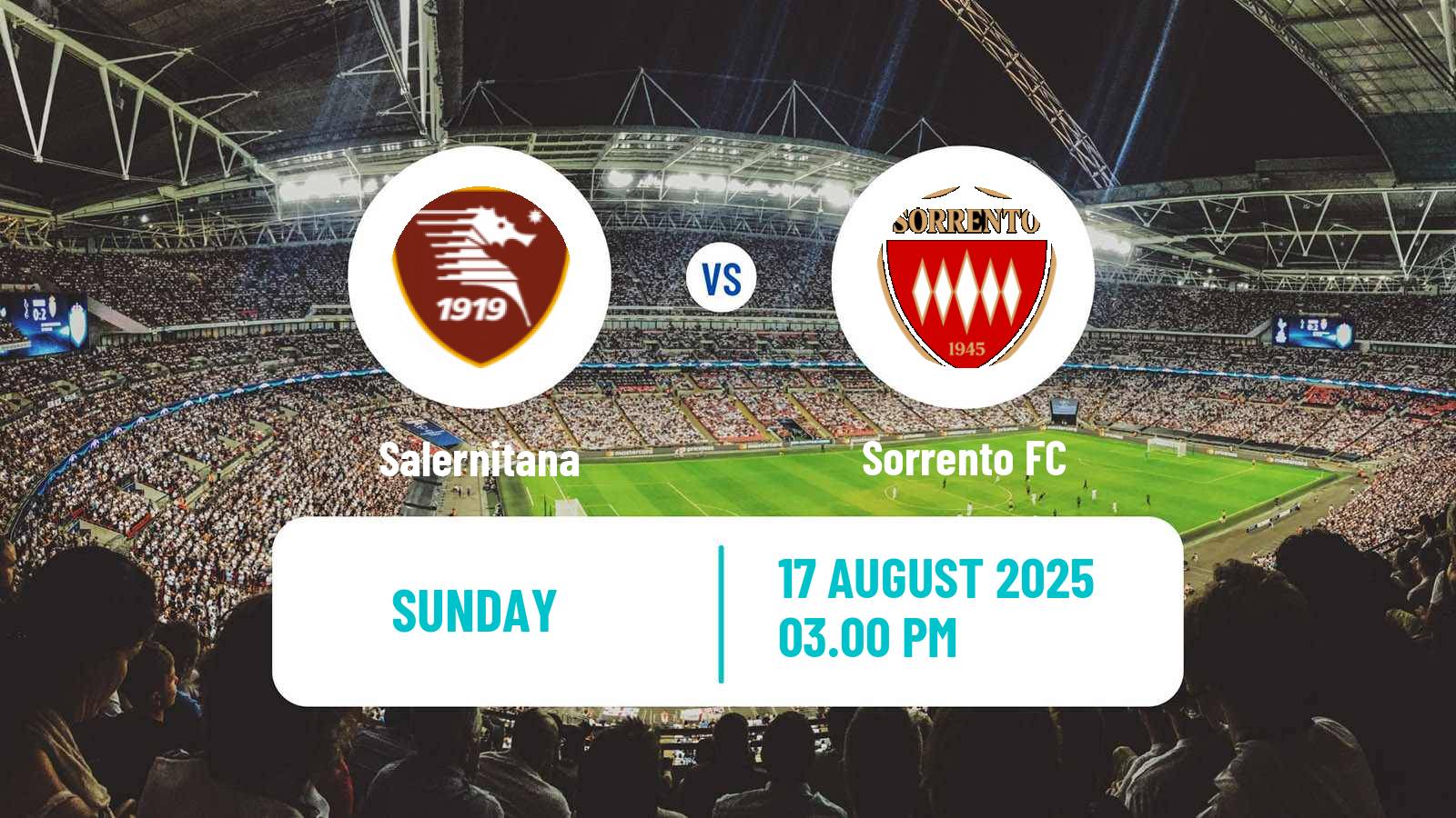 Soccer Coppa Italia Serie C Salernitana - Sorrento
