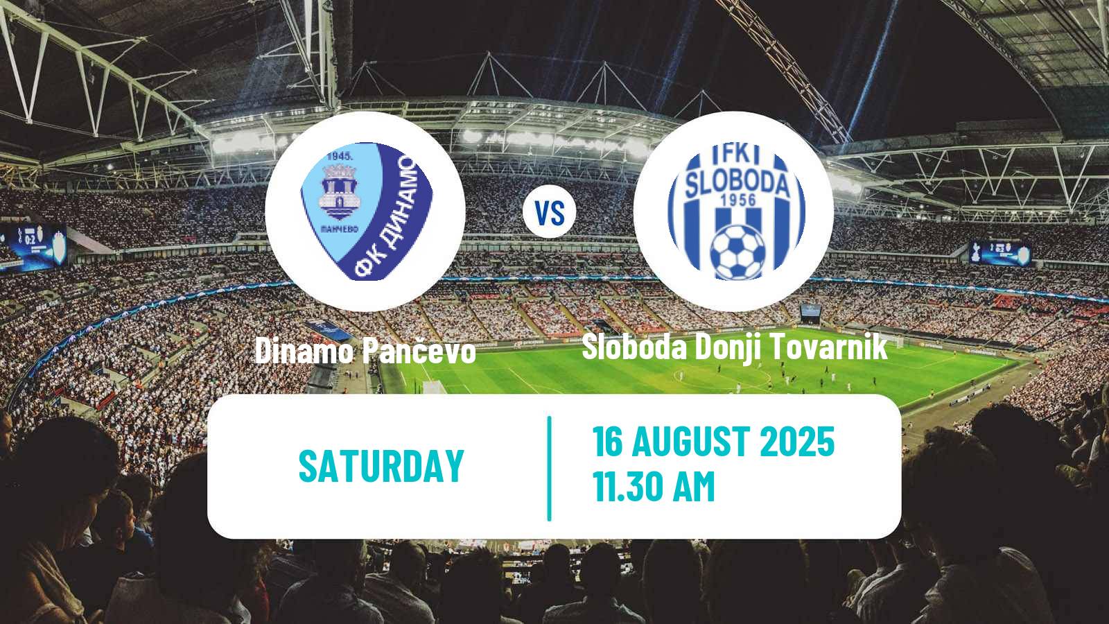Soccer Serbian Srpska Liga - Vojvodina Dinamo Pančevo - Sloboda Donji Tovarnik