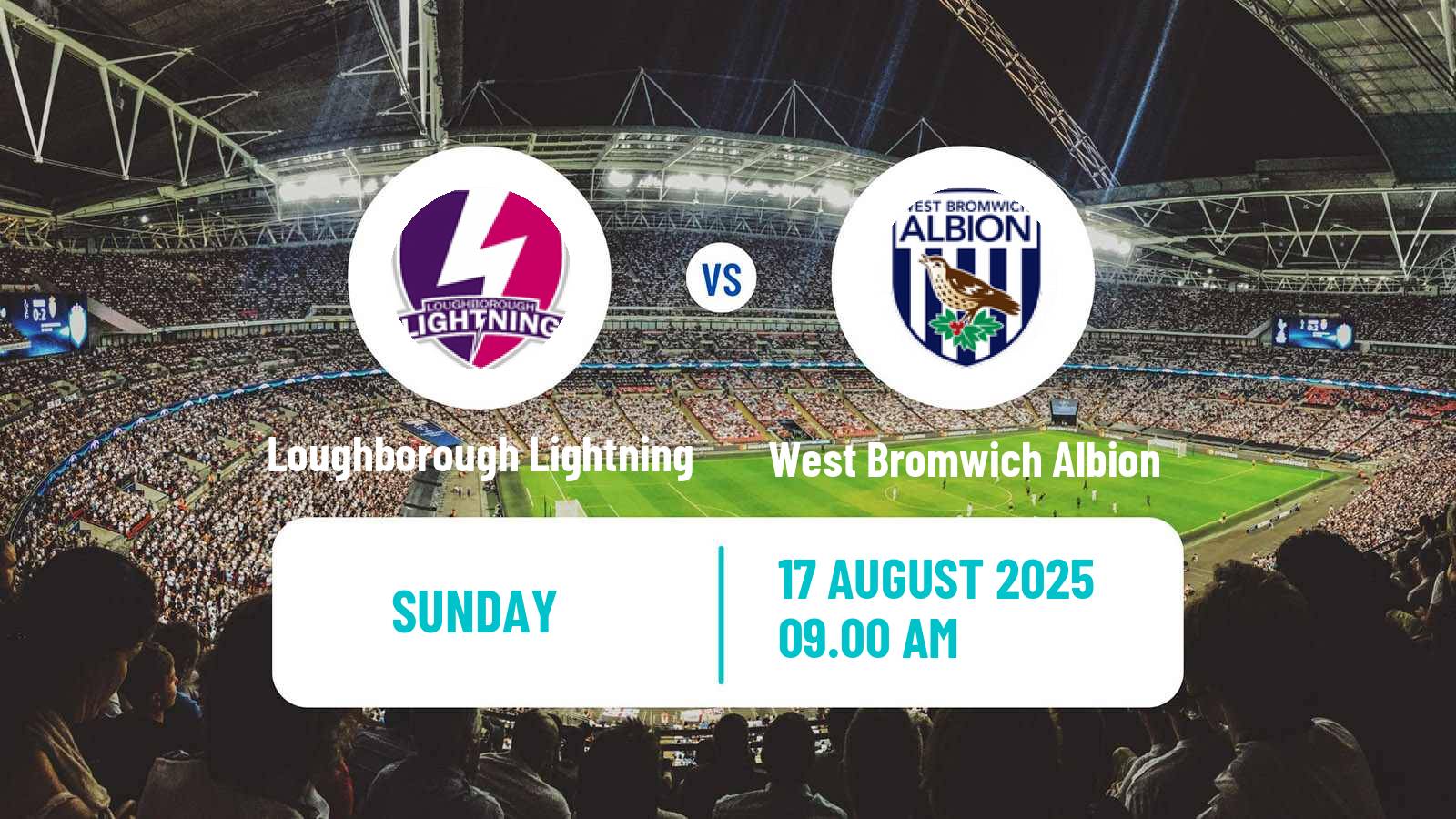Soccer English National League North Women Loughborough Lightning - West Bromwich Albion