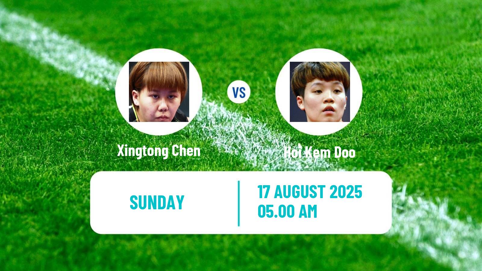 Table tennis Europe Smash Sweden Women Xingtong Chen - Hoi Kem Doo