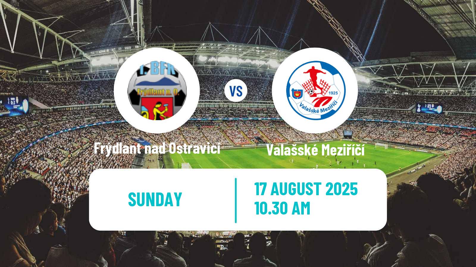 Soccer Czech Division F Frýdlant nad Ostravicí - Valašské Meziříčí