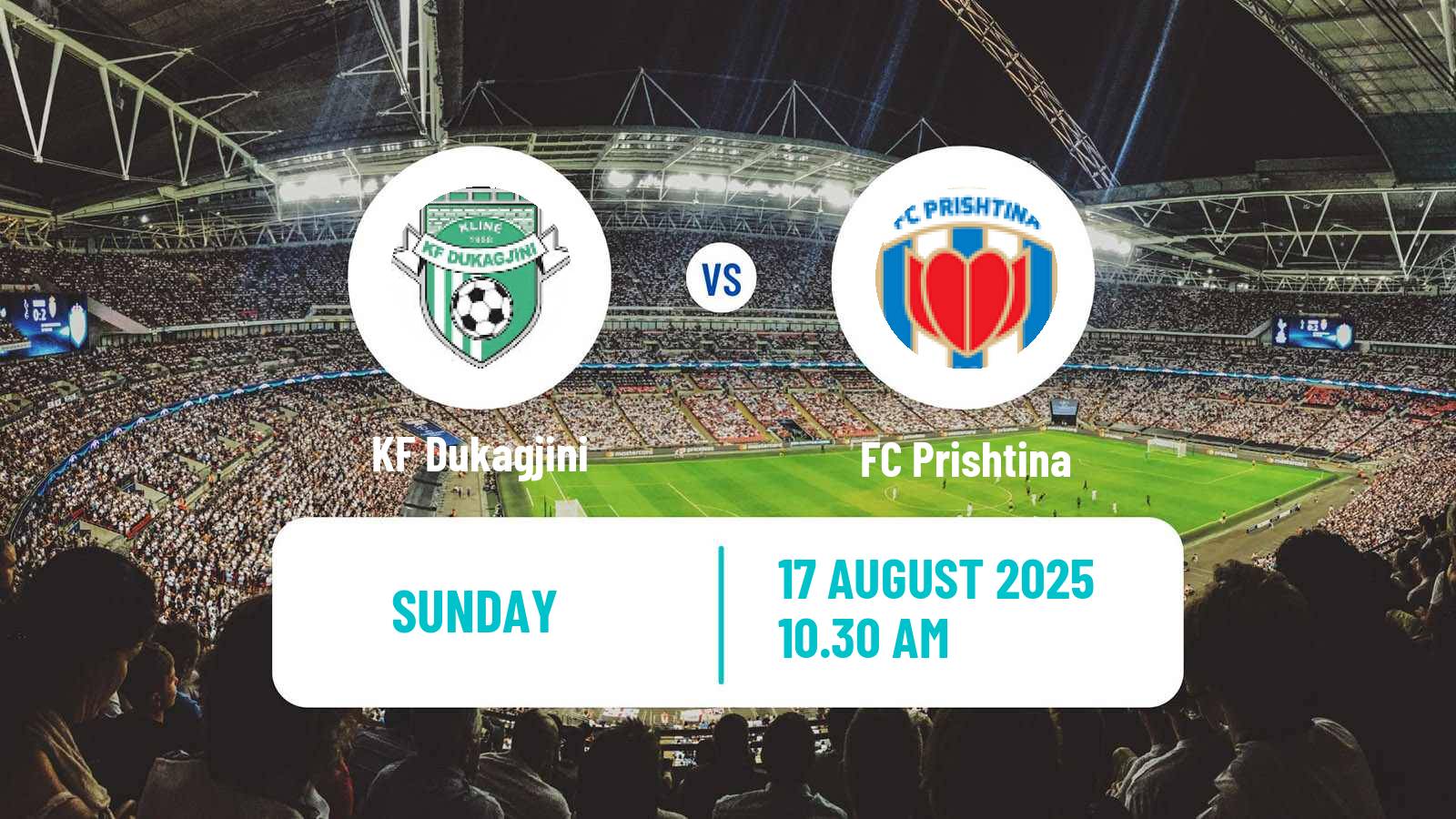 Soccer Kosovo Superliga Dukagjini - Prishtina
