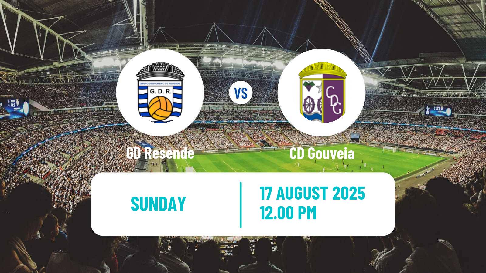Soccer Campeonato de Portugal Resende - Gouveia